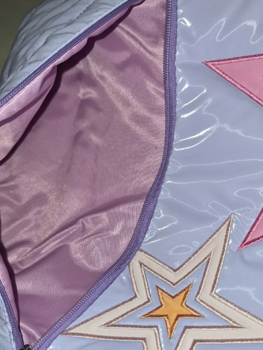 Lilac Star Appliqué Backpack - Women
